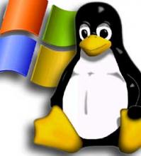Logotipo do Linux e do Windows